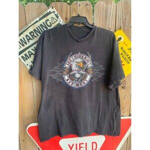 Vtg 90s Southern most Rider Key West T-Shirt Bleached Tee | Distressed XL